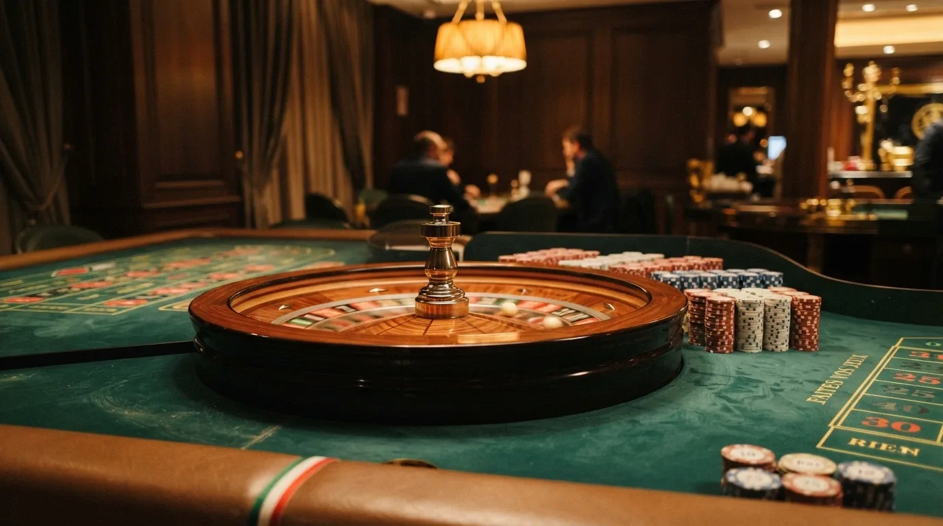 Una griglia ordinata con i loghi dei 10 casinò ADM recensiti, disposti su uno sfondo che richiama i colori istituzionali italiani