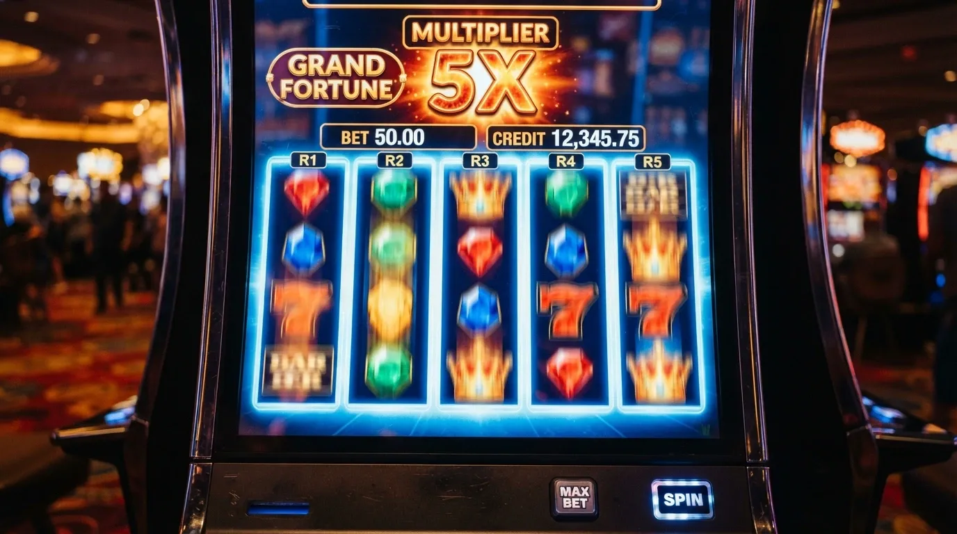 Schermata della slot Gates of Olympus con i moltiplicatori in evidenza